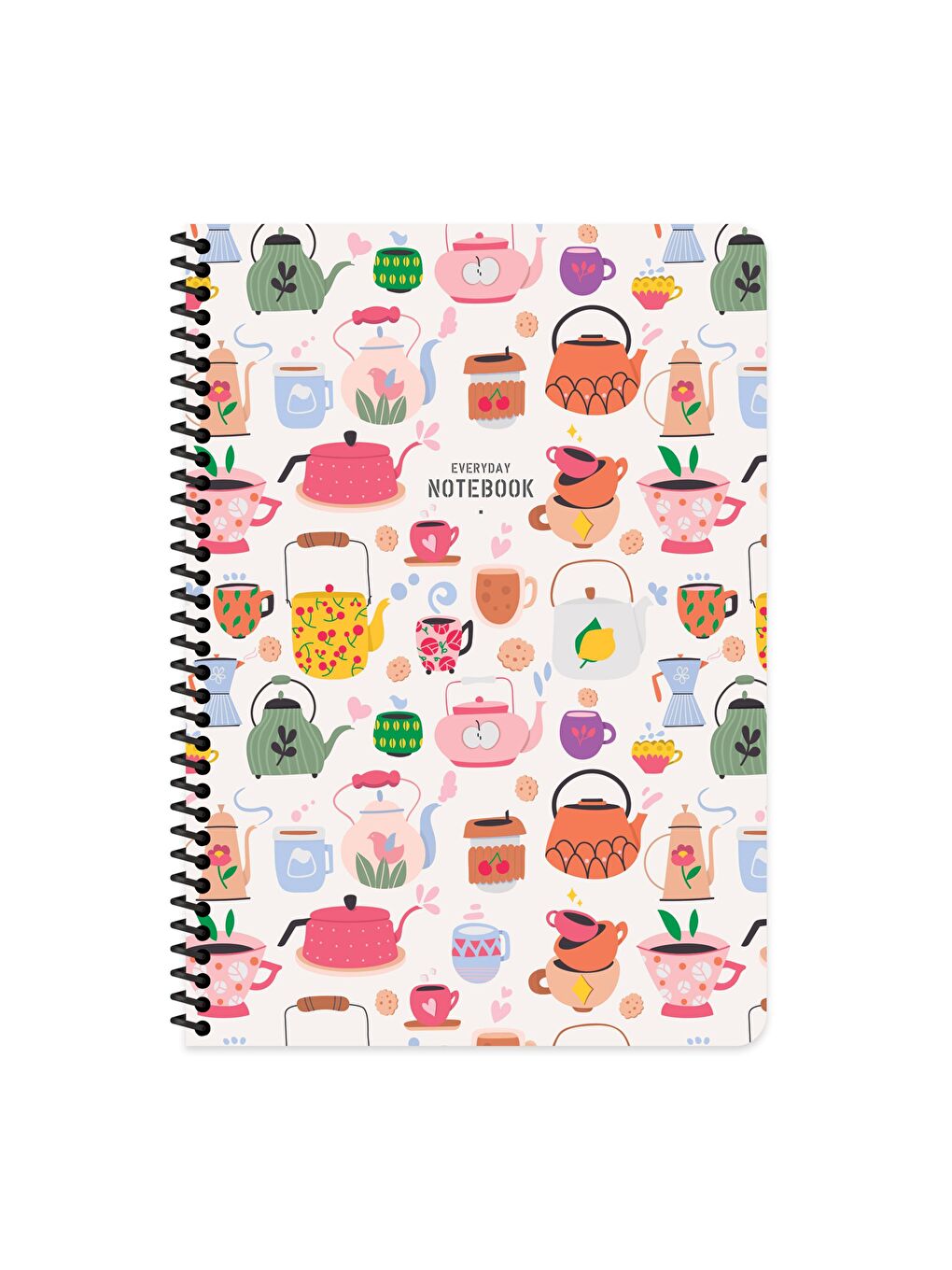 Keskin Color Beyaz A4 Kareli Defter Coffee - Beyaz