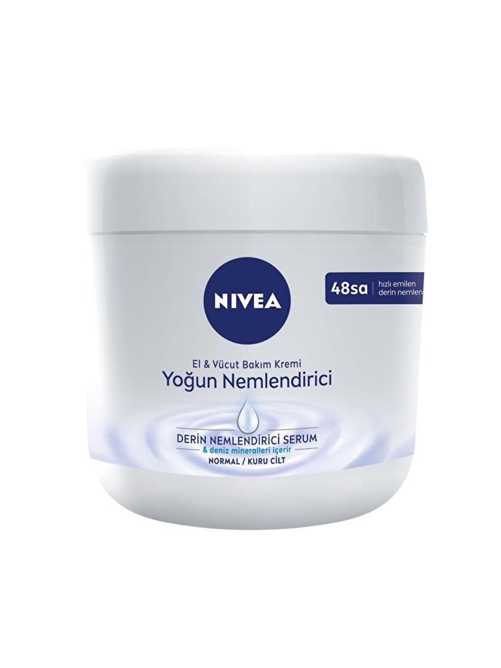 NIVEA Şeffaf Derinlemesine Ne mlendirici Serum Içeren El & Vücut Bakım Kremi 400 ml, Normal/Kuru Ciltler - 1