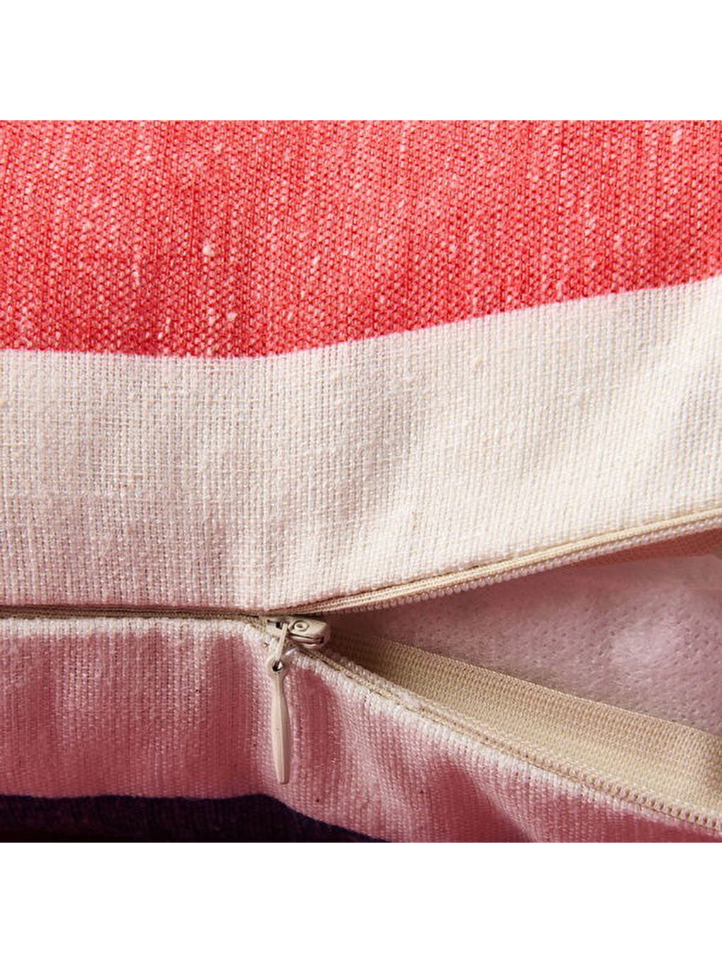 Soft Nautical Fun Çizgili Kırlent - Lacivert / Kırmızı - 40x40 cm-5