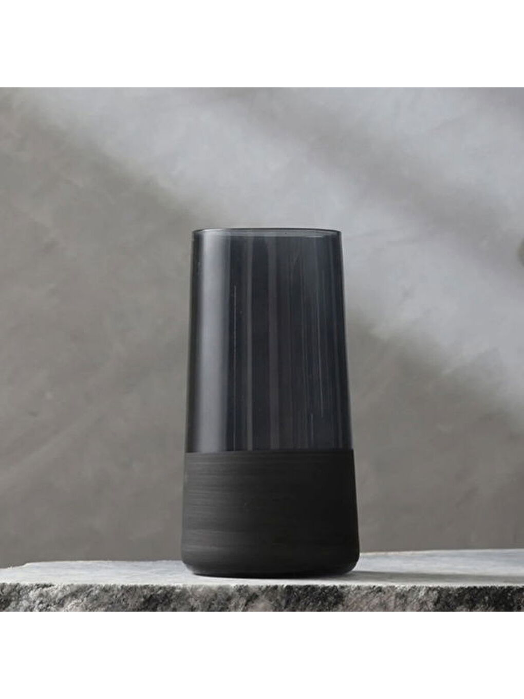 Matte 4'lü Meşrubat Bardağı Seti - Siyah - 520 ml