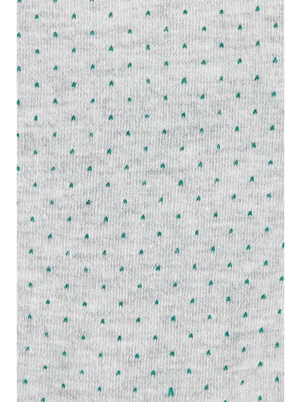 Erkek Gri-Yeşil Pamuklu Desenli Esnek Tekli Çorap-1