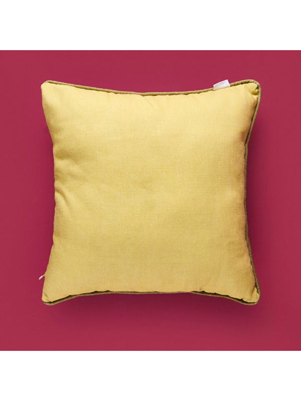 Soft Lucia Alis Kırlent - Yeşil / Sarı - 40x40 cm-1