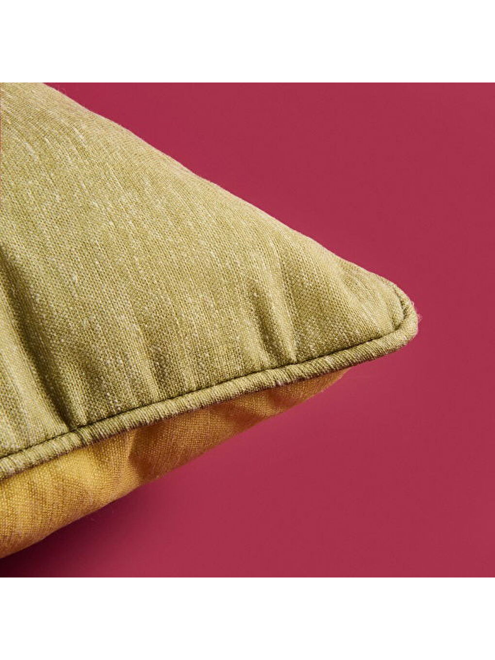 Soft Lucia Alis Kırlent - Yeşil / Sarı - 40x40 cm-5