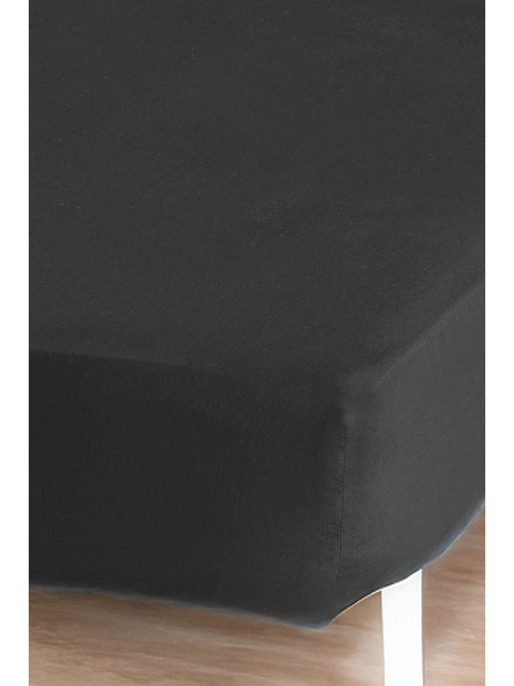 Pes Lastikli Çarşaf Seti Tek Kişilik Funny DüzBoya Siyah-Siyah-1