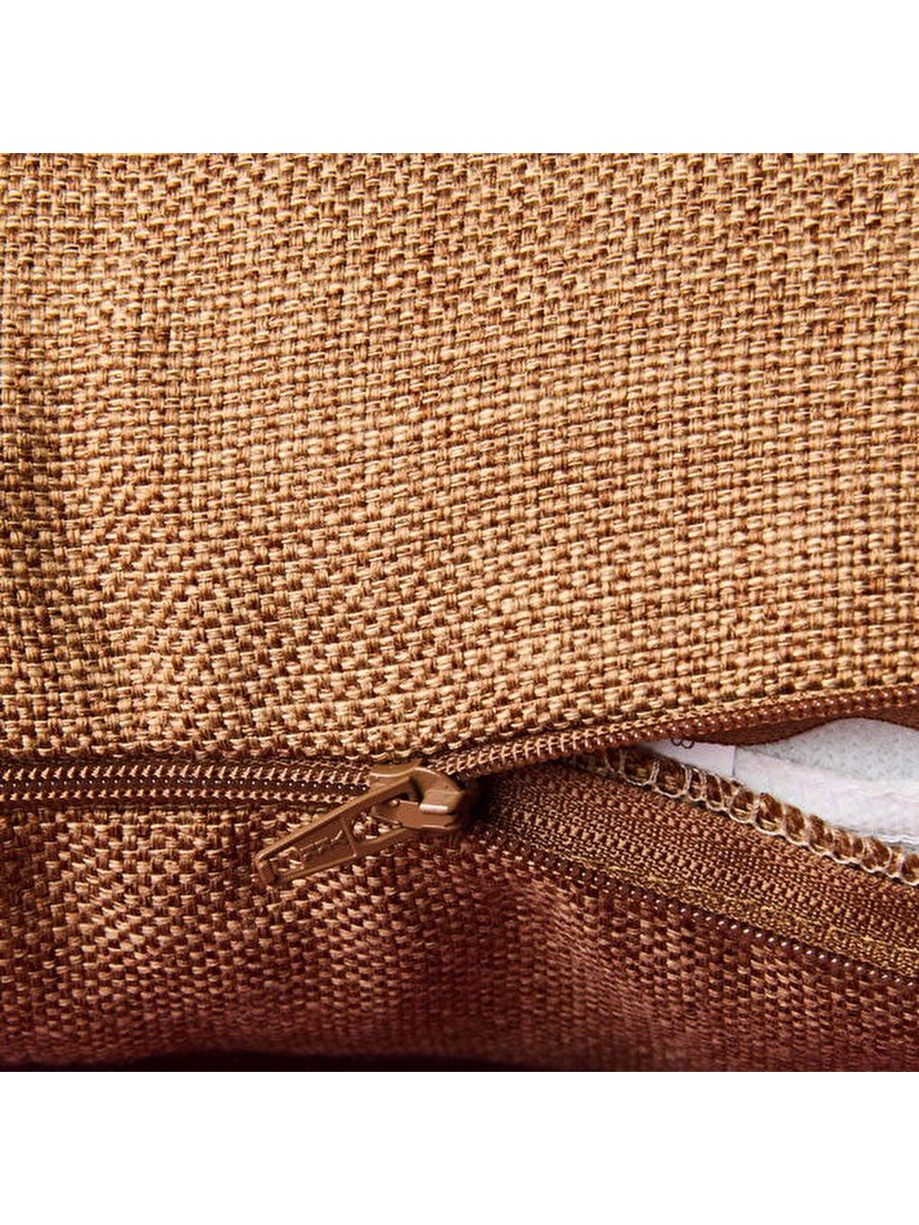 Soft Palm Breeze Haris Kırlent - Kahverengi - 45x45 cm-1