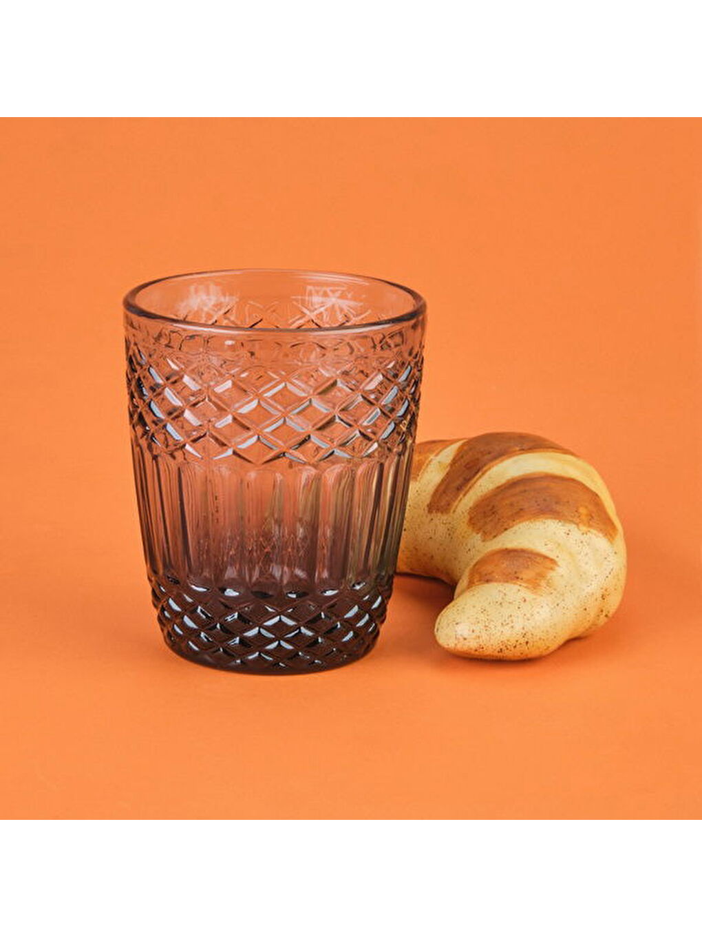 Gri Vega 4'lü Su Bardağı Seti - Füme - 300 ml-1