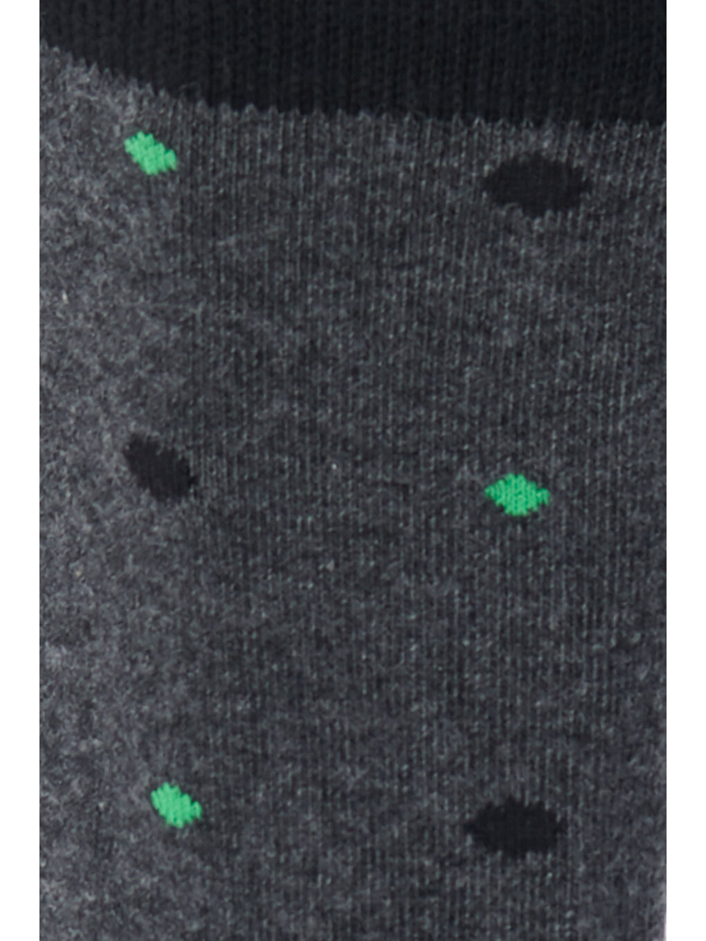 Erkek Antrasit-Siyah Desenli Soket Çorap-1