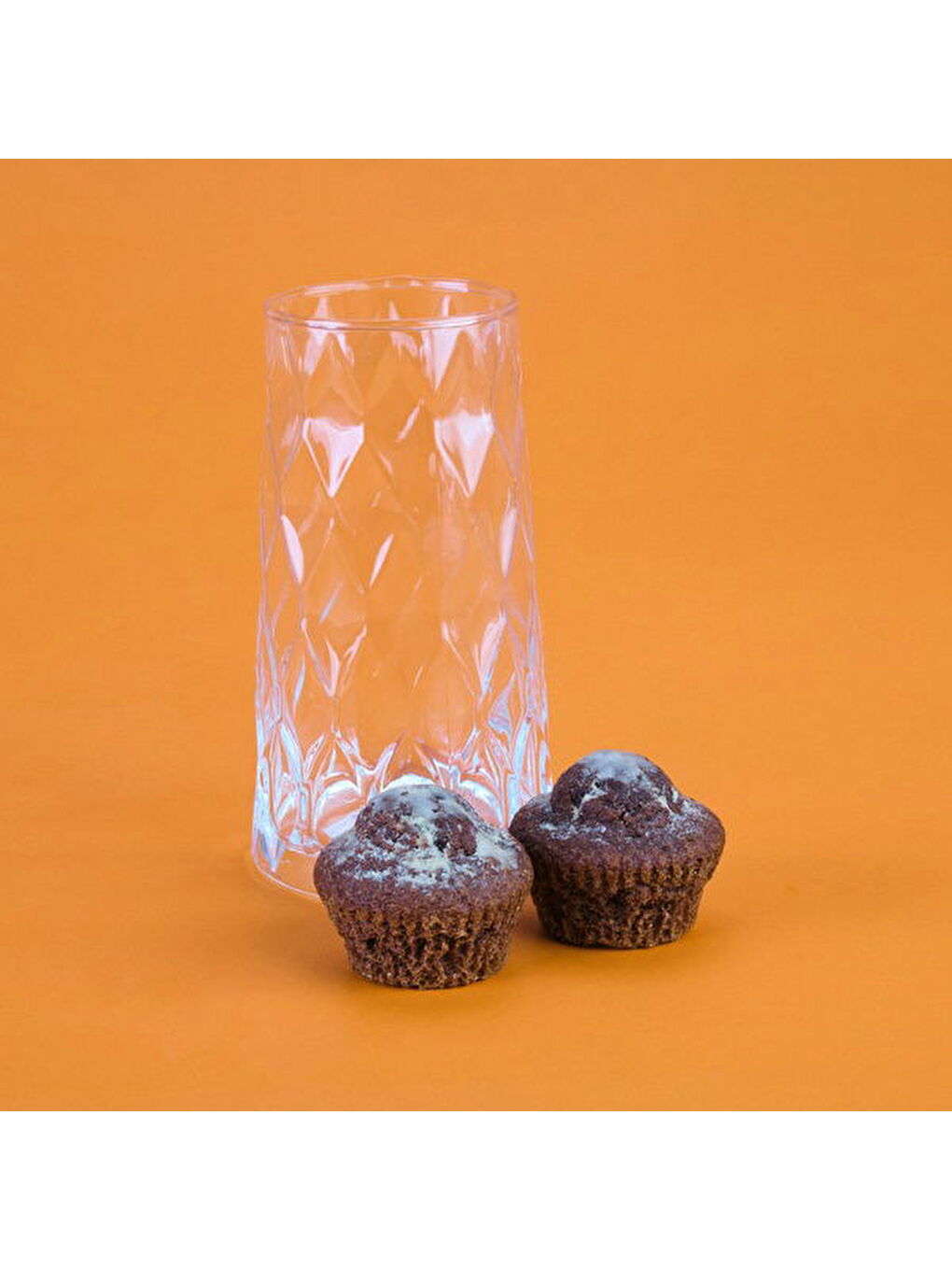 Renksiz Kafes Cam Bardak - Şeffaf - 520 ml-1