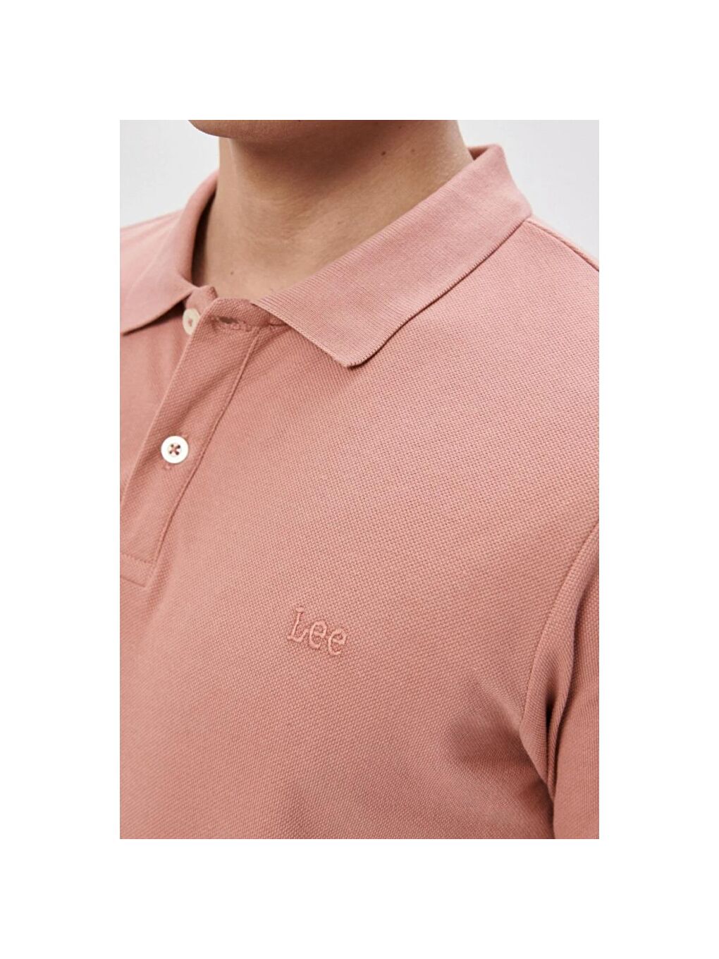 Erkek Pembe Polo Spor Tişört-2