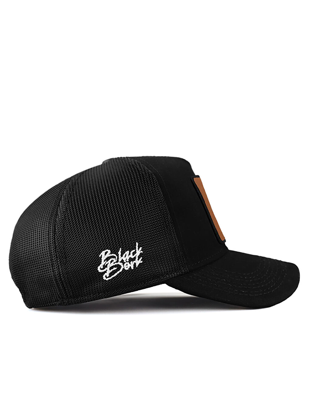 BlackBörk Sarı V1 Trucker Wake Up - 2cs Kod Logolu Unisex Siyah Şapka (cap) - 1