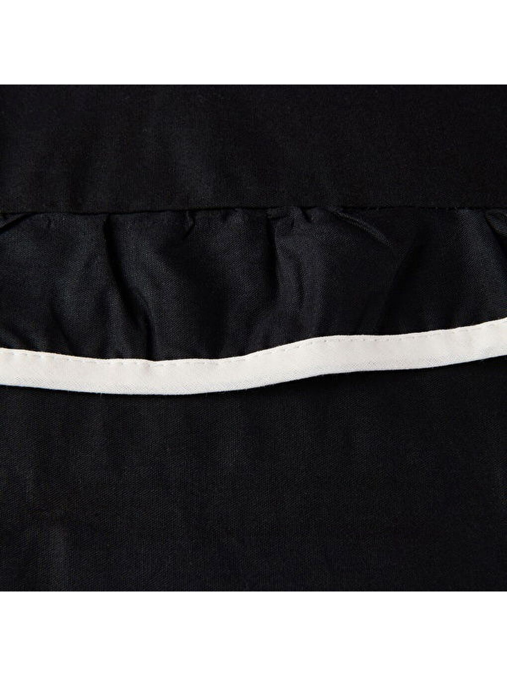 Soft Noirelle Çift Kişilik Nevresim Takımı - Siyah-1