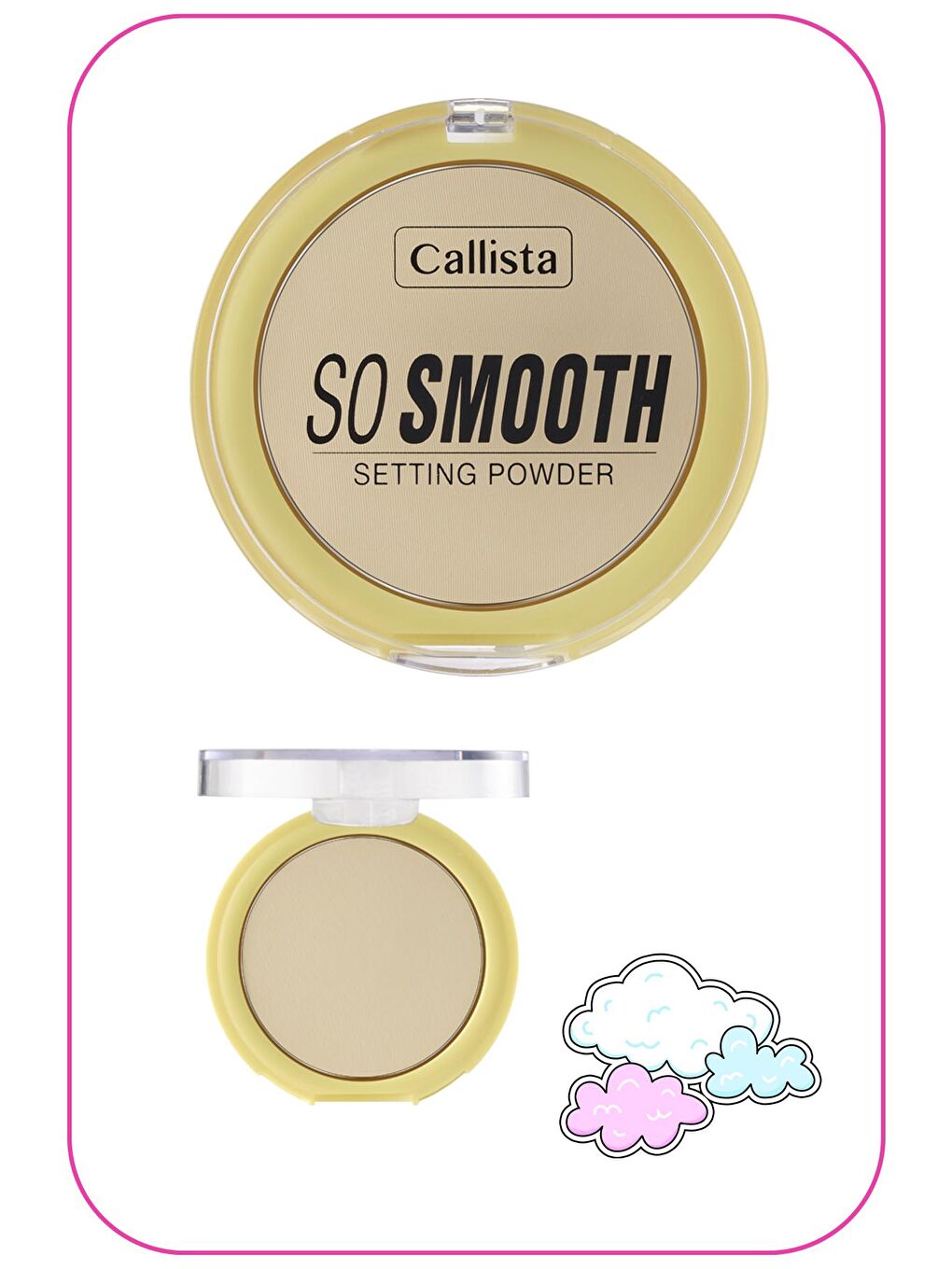 Callista Açık Bej So Smooth Setting Powder Makyaj Sabitleyici Nude Pudra 02 Going Bananas - 2