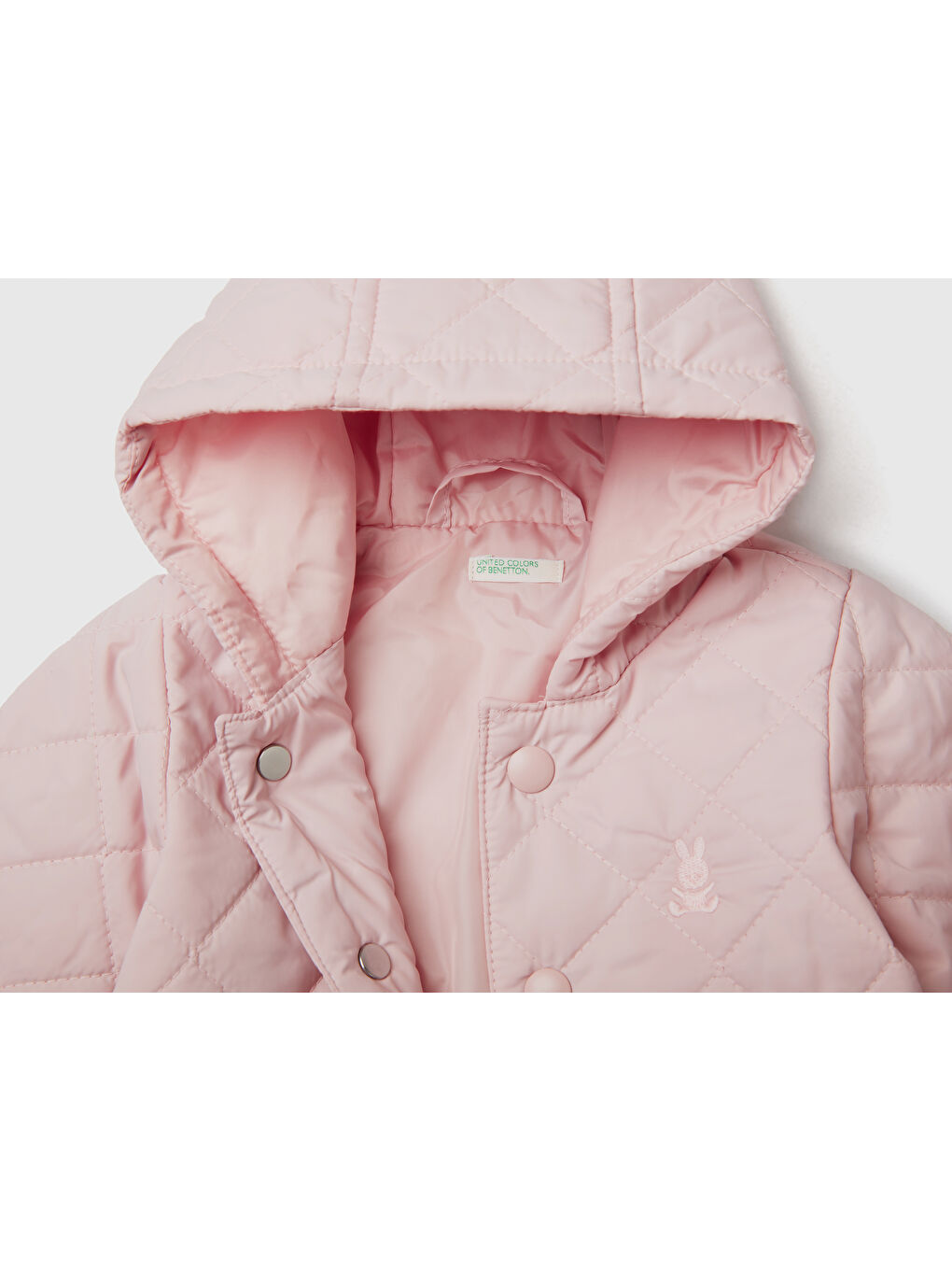 Bebek Açık Pembe Kapitone Mont-2