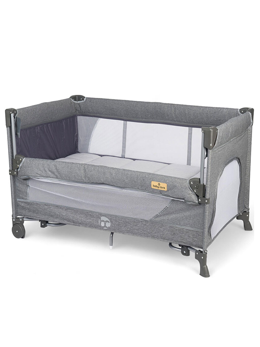 Babycare Gri Baby Care Atlantis Anne Yanı Oyun Parkı 70x120 Gri - 1