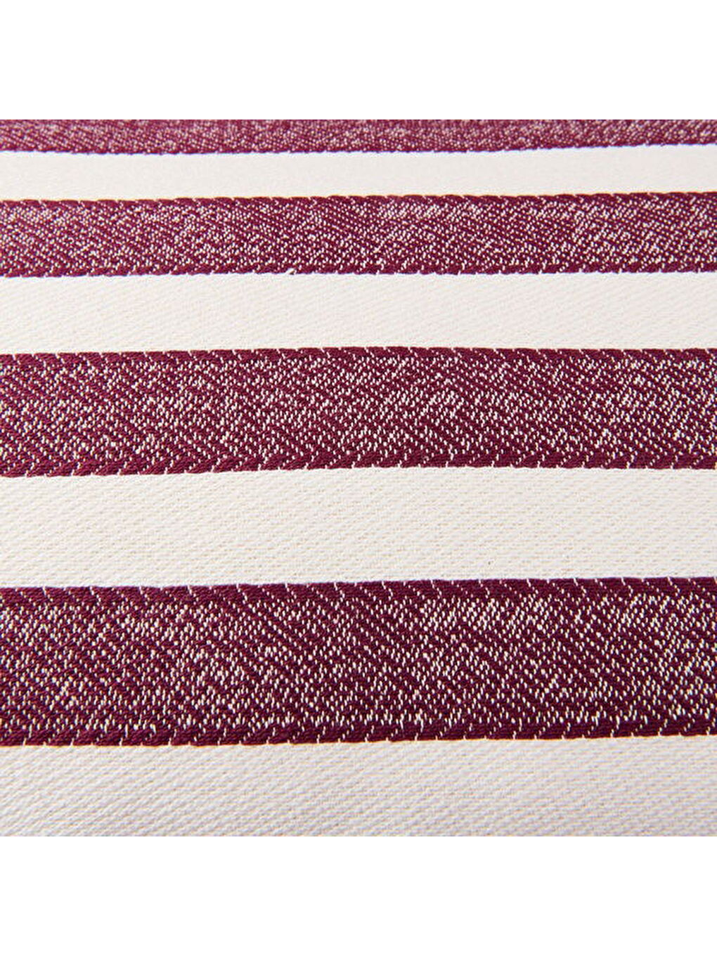 Soft Earthy Hues Line Kırlent - Ekru / Mürdüm - 30x50 cm-4