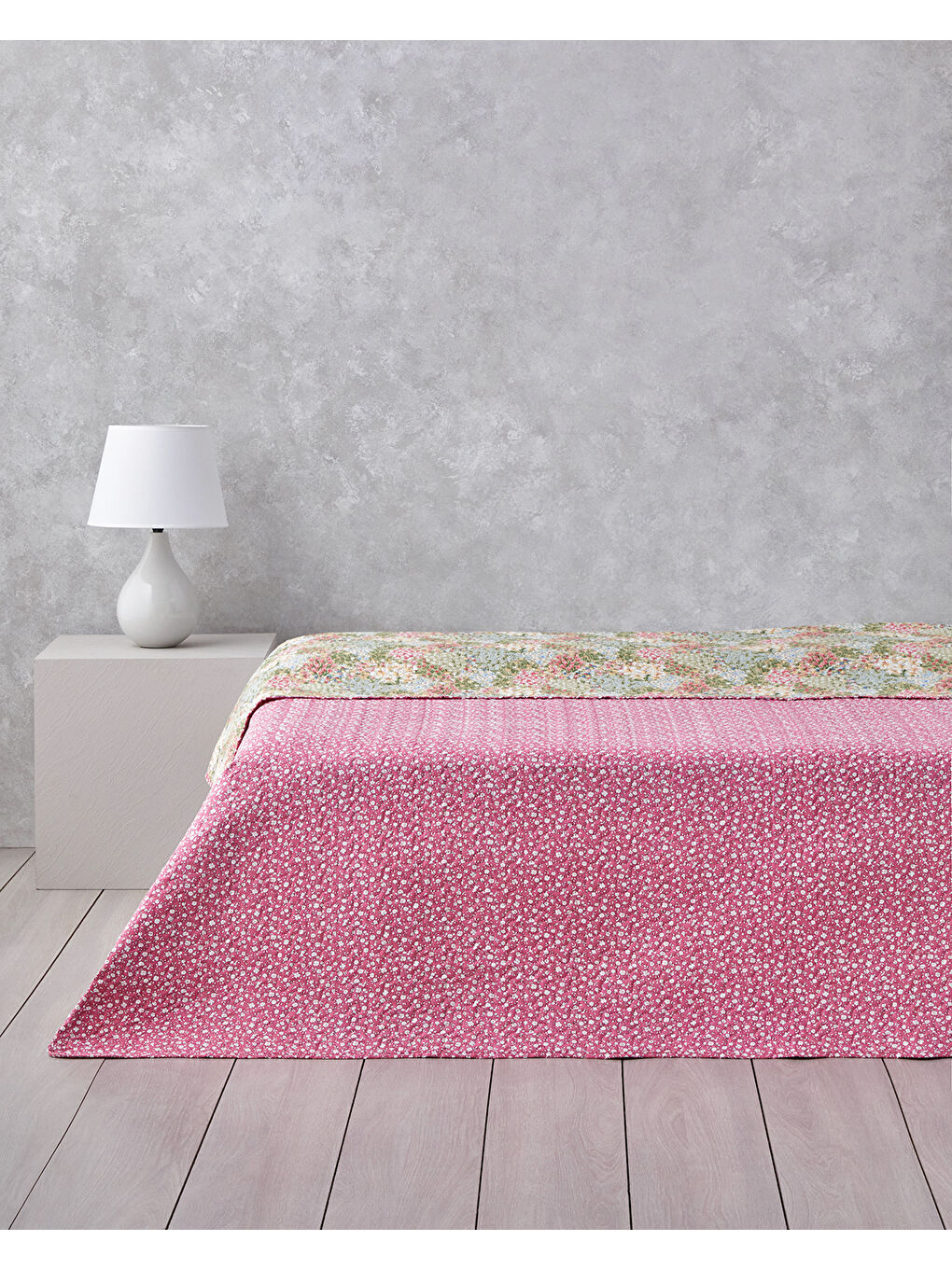 Blossom Bouquet King Size Çok Amaçlı Örtü 240x220 cm Pembe-1