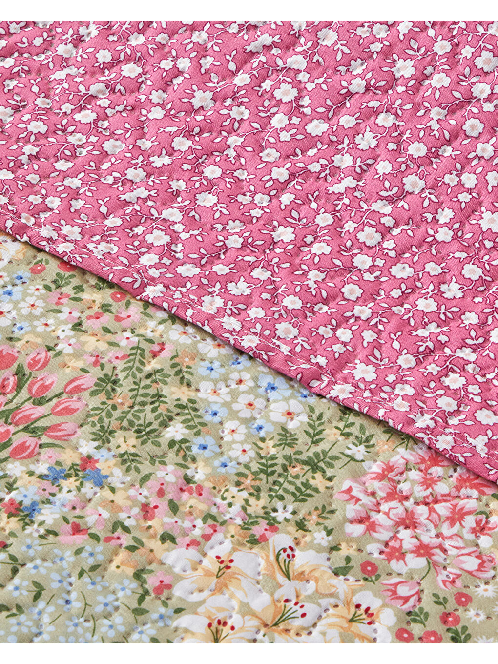 Blossom Bouquet King Size Çok Amaçlı Örtü 240x220 cm Pembe-3
