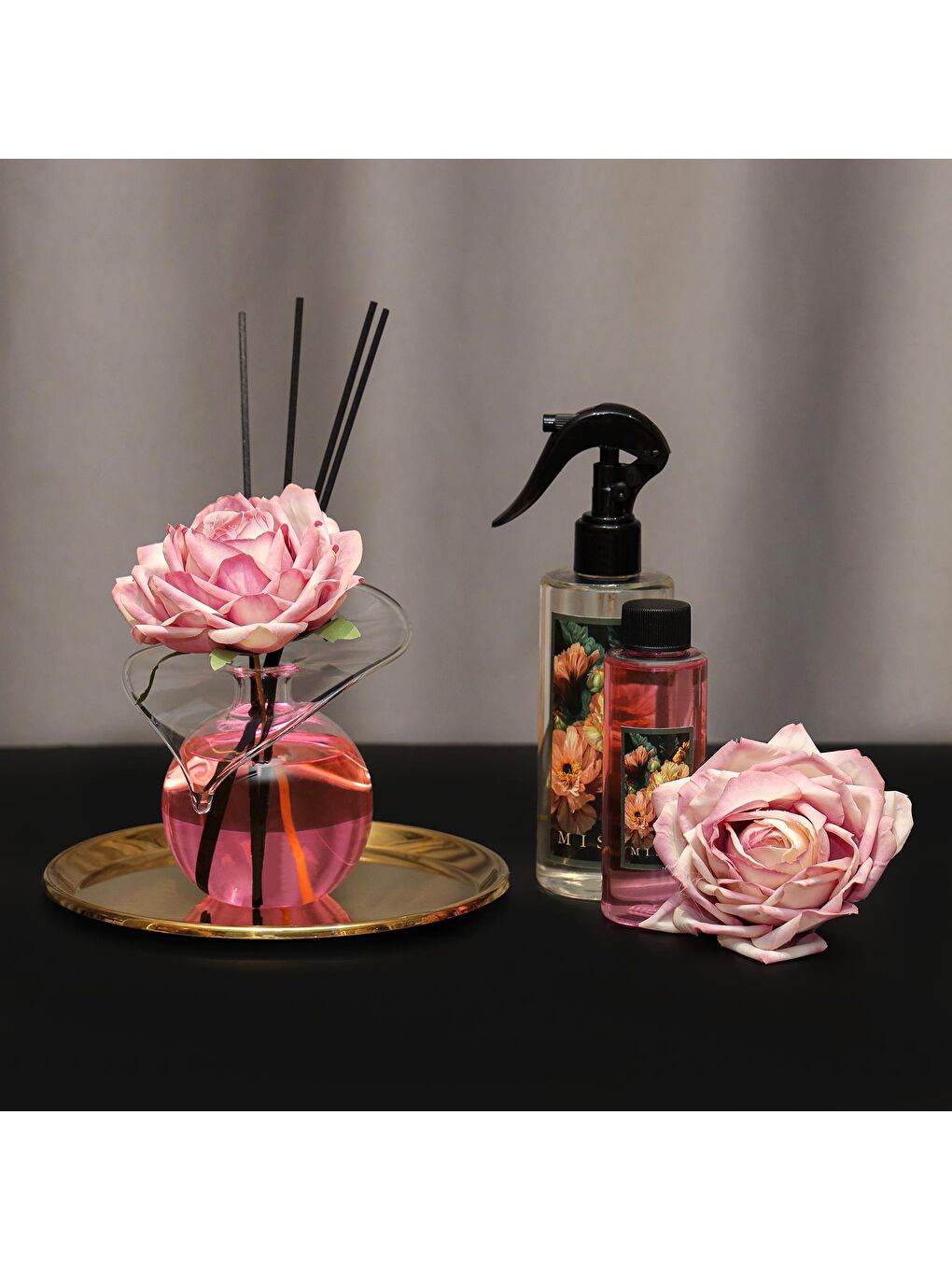 Pembe Garden Rose-Pudra Signature Oda Kokusu (Sevgililer Günü)-2