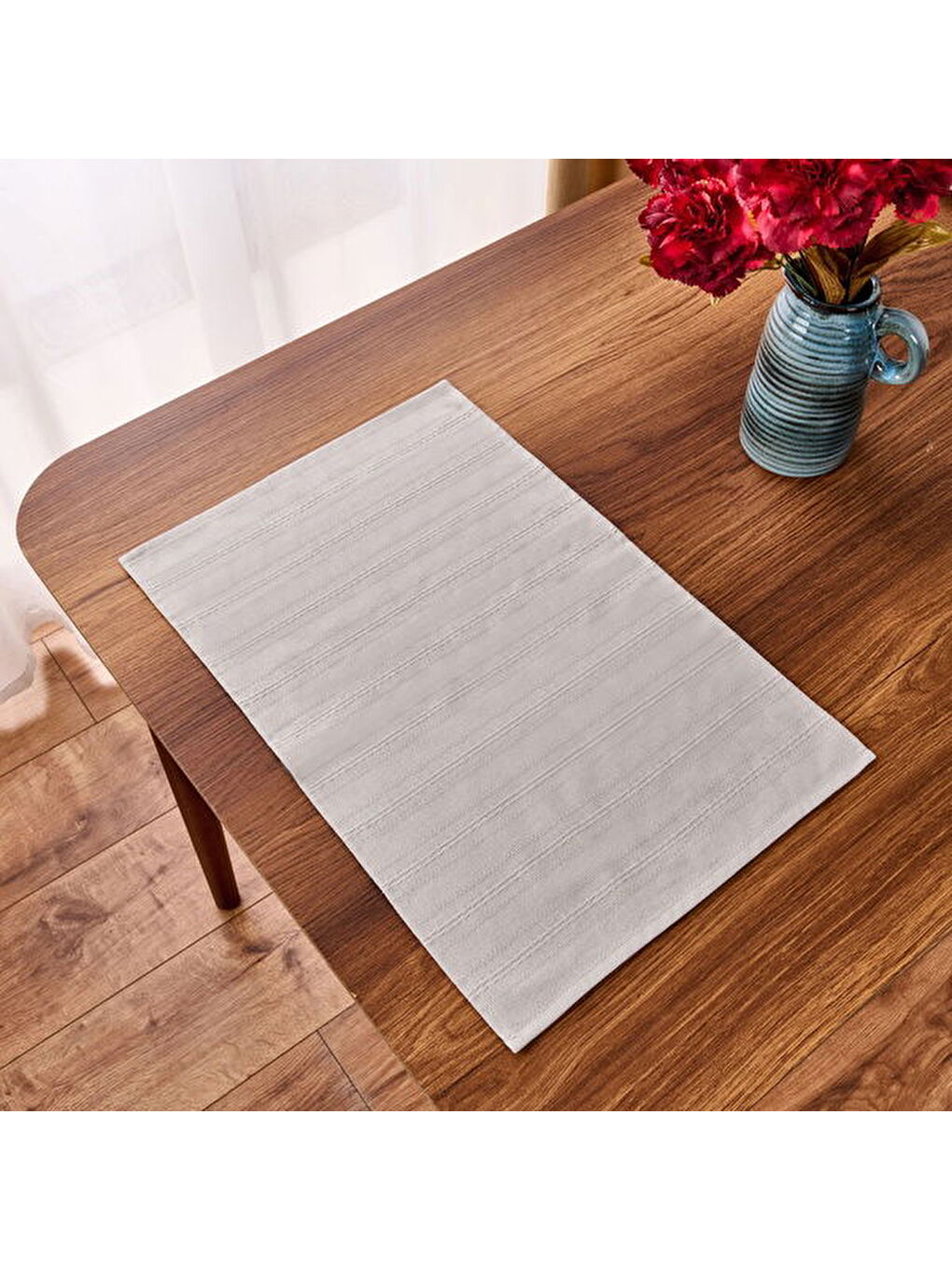 Soft Breeze 2'li Amerikan Servis - Gri - 30x50 cm-3