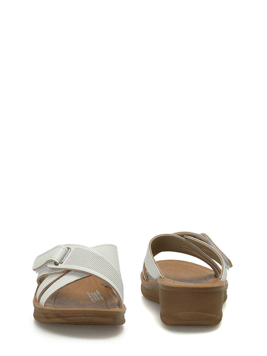 409011.Z6FX Beyaz Kadın Ev Terliği-4