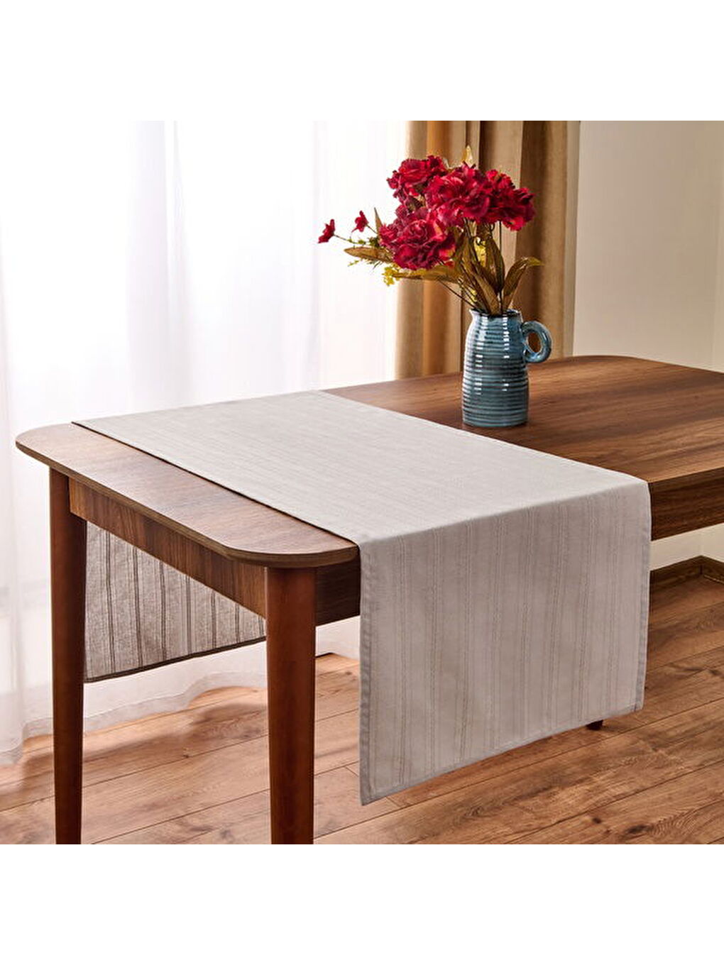 Soft Breeze Runner - Gri - 40x135 cm-2