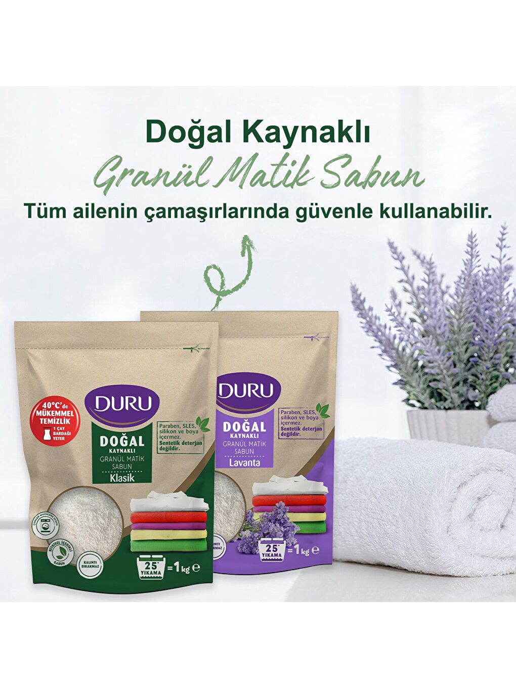 Duru Renksiz Granül Matik Sabun Klasik 1 kg - 3