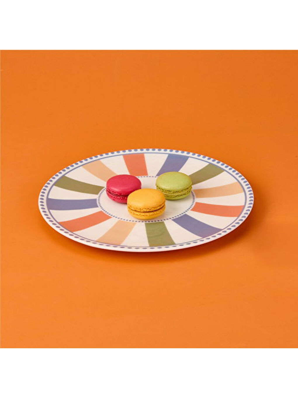 Karışık Kitchen Colourful Servis Tabağı - Renkli - 25 cm-3