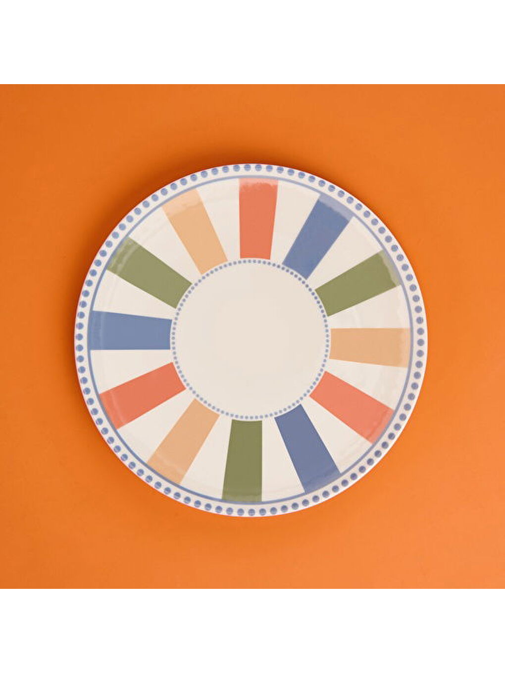 Karışık Kitchen Colourful Servis Tabağı - Renkli - 25 cm-4