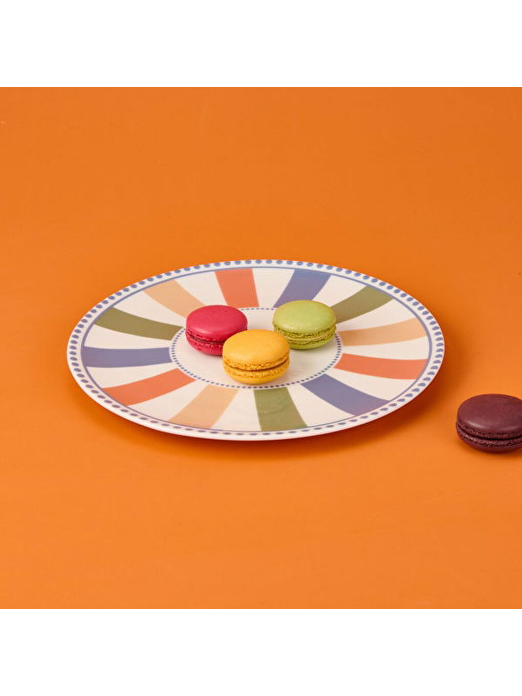 Karışık Kitchen Colourful Servis Tabağı - Renkli - 25 cm-5