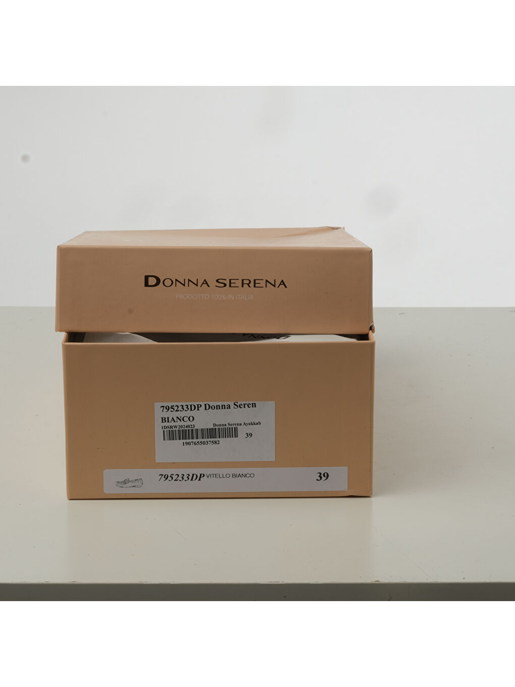 Beyaz Kadın Oxford ( Klasik) 795233DP Vitello Bianco-5