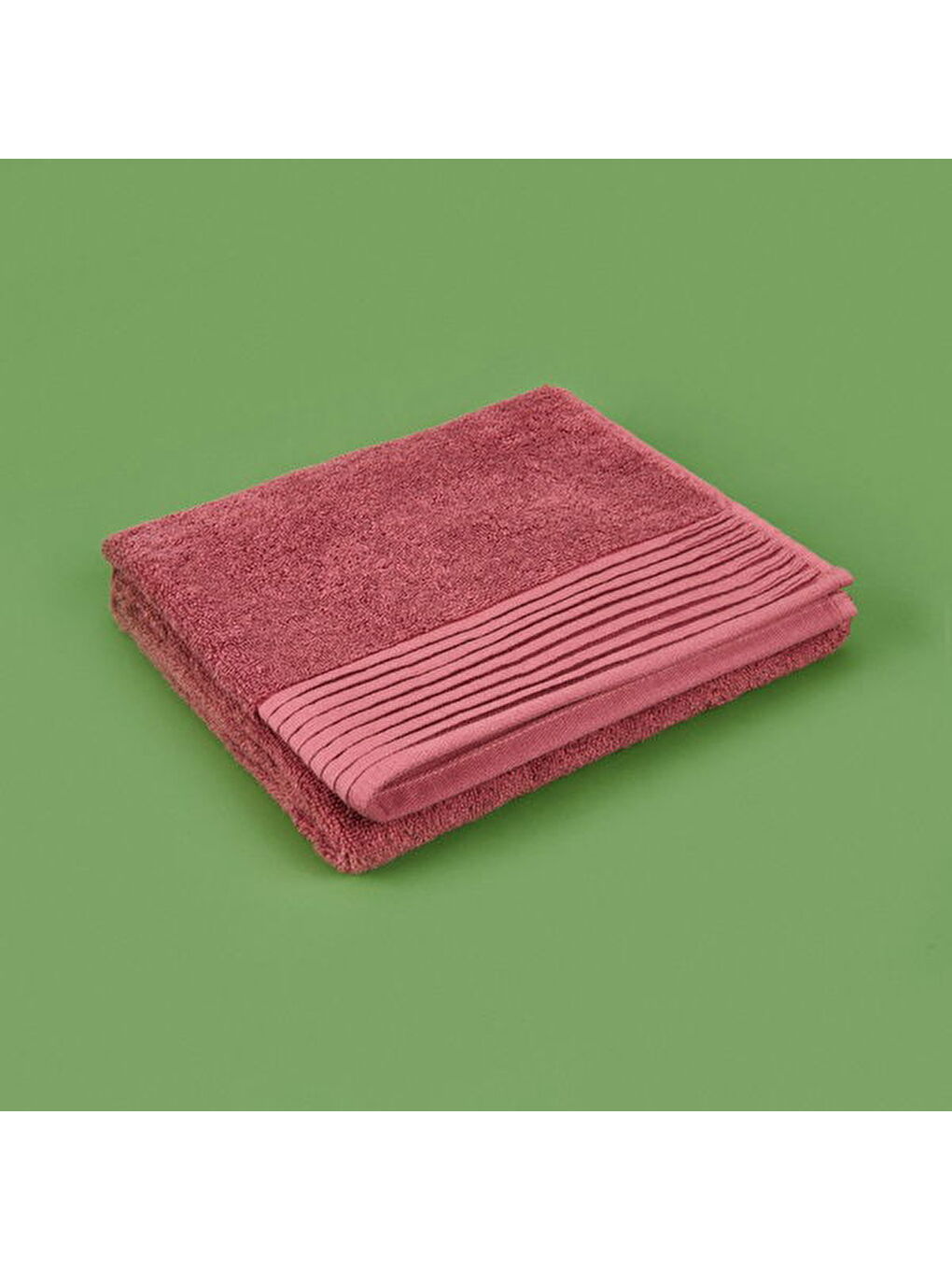 Soft Premium Yüz Havlusu - Bordo - 50x90 cm-3