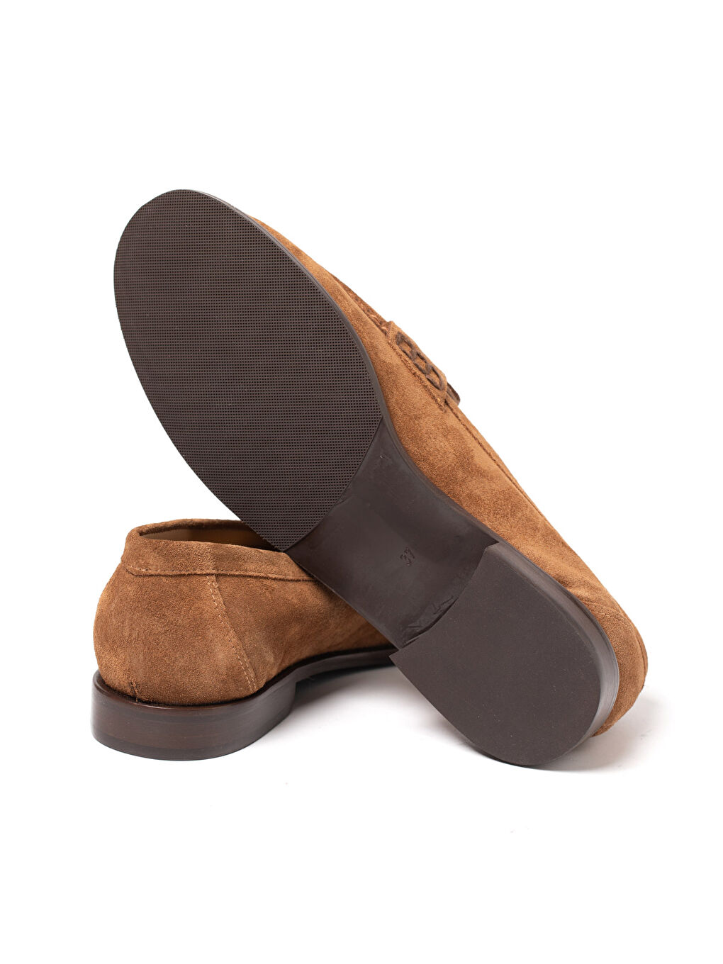 Kadın Kahverengi Loafer Ayakkabı 2016 21 Split Suede-3