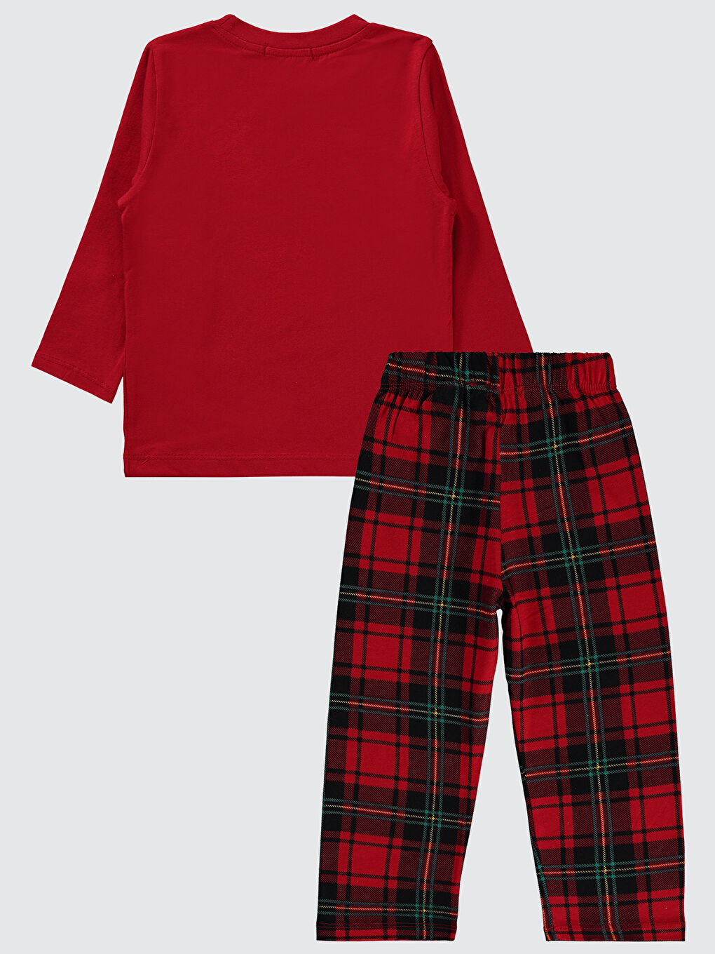 Boys Erkek Çocuk Pijama Takımı 2-5 Yaş Kırmızı-1