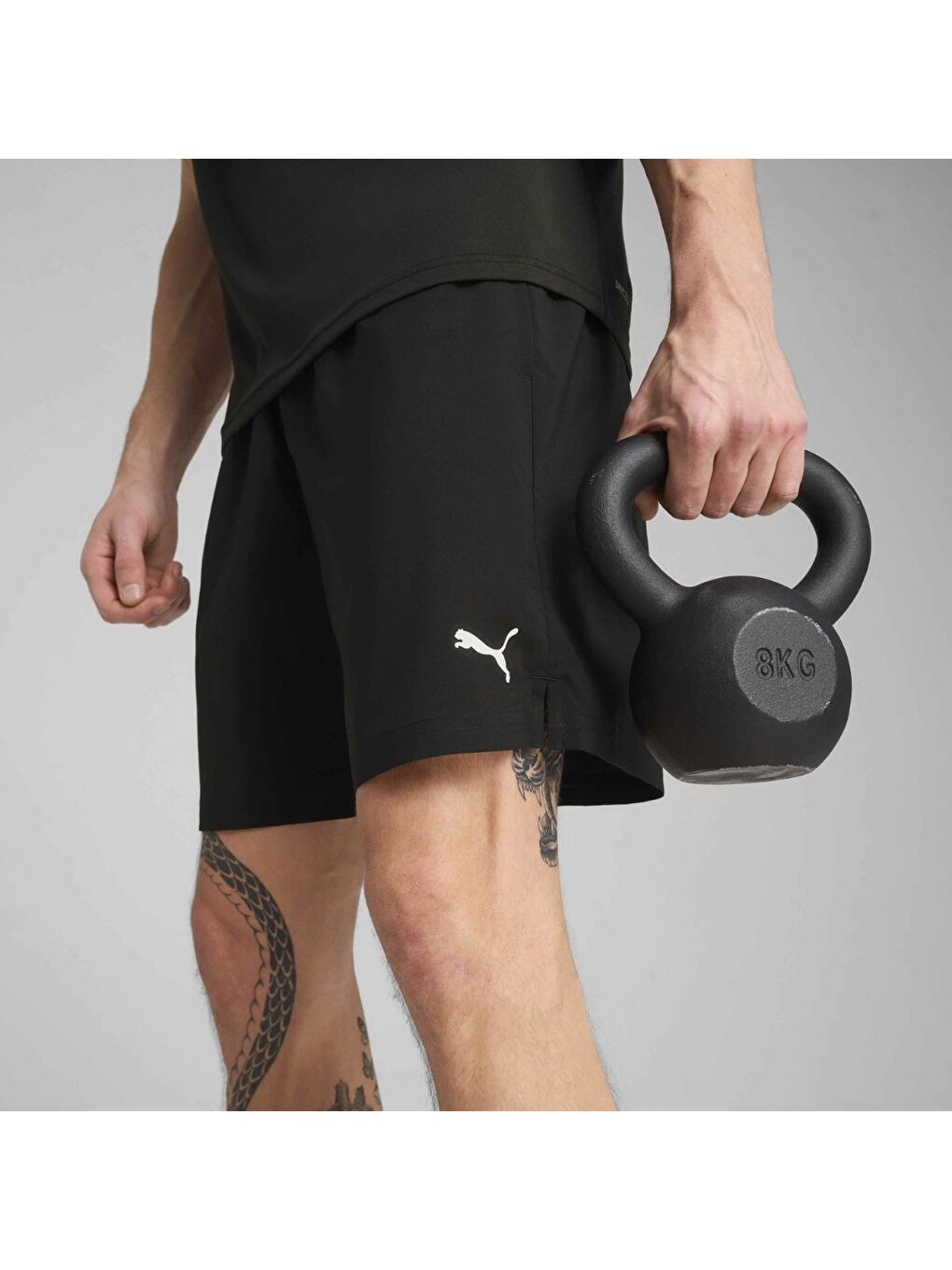 Tad Essentials 7 Inch Woven Erkek Siyah Şort-1