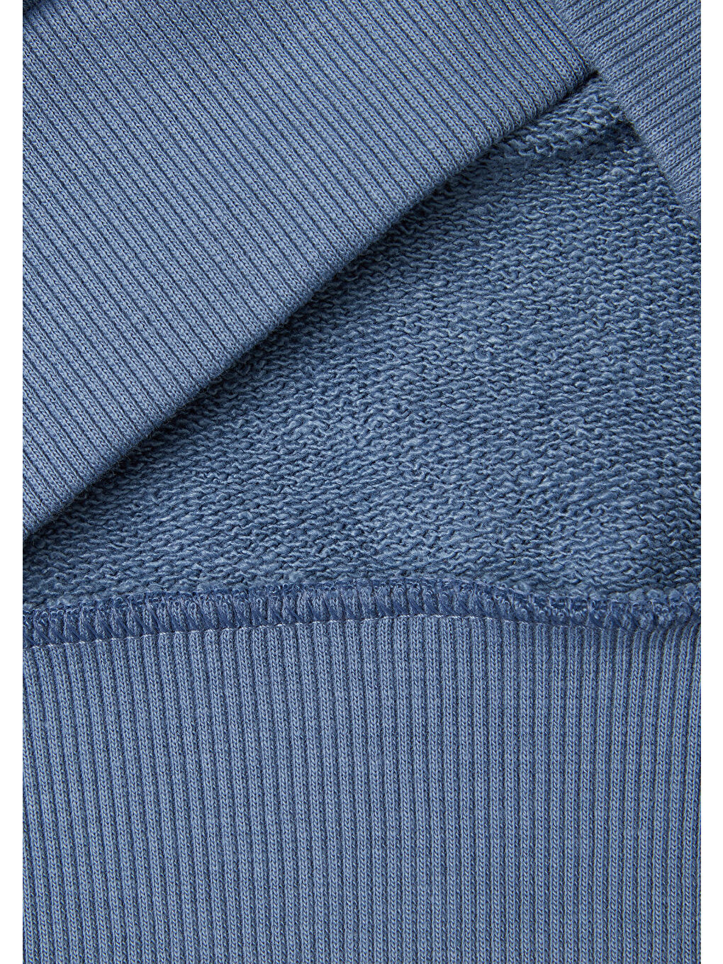 Erkek Çocuk Havacı Mavi Önü Baskılı Kapüşonu Kontrast Renkli Sweatshirt-2