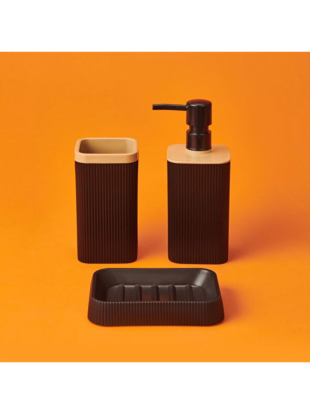 Bath Mina Due 5'li Banyo Seti - Siyah-2