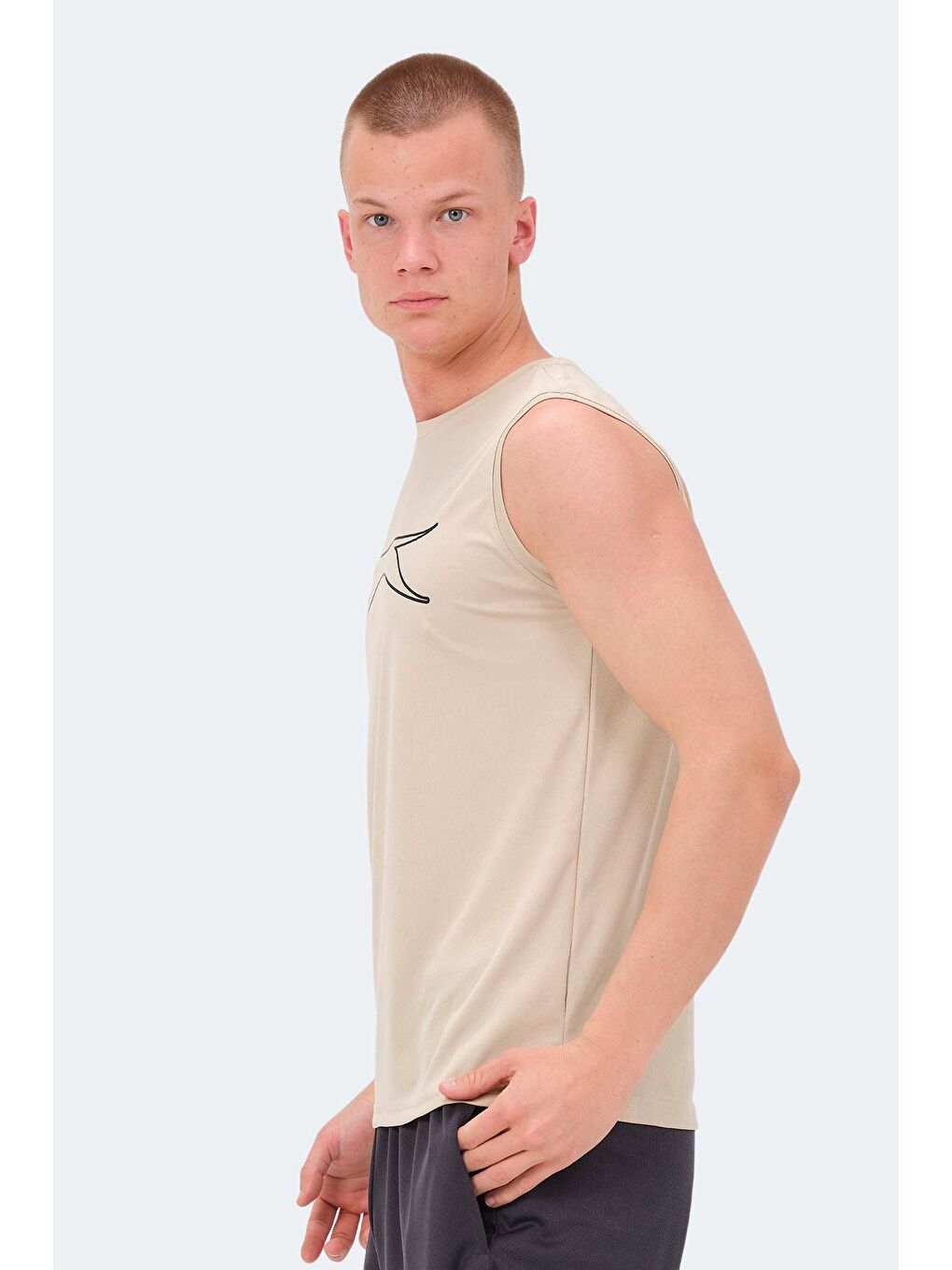 SLAZENGER Bej NELU Erkek Tişört Bej - 2