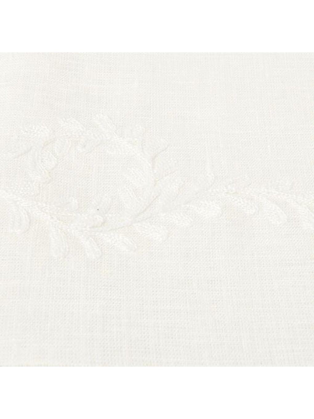 Soft Keten Runner - Beyaz - 40x130 cm-2