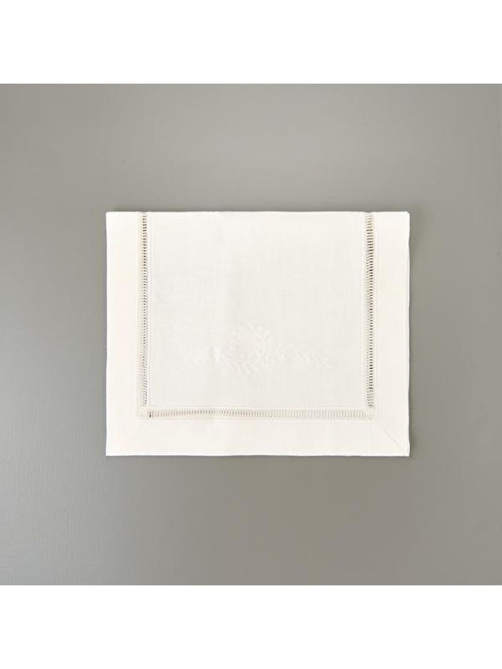 Soft Keten Runner - Beyaz - 40x130 cm-3