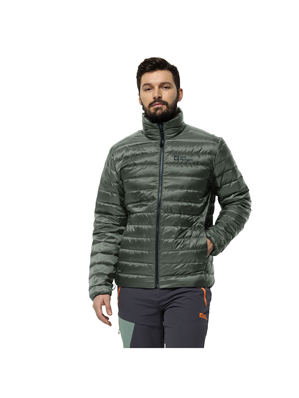 Erkek Outdoor Montu Pilvi Down Haki-2