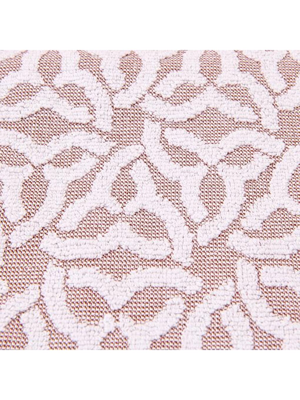 Kahverengi Soft Pin Yüz Havlusu - Taba - 50x90 cm-1