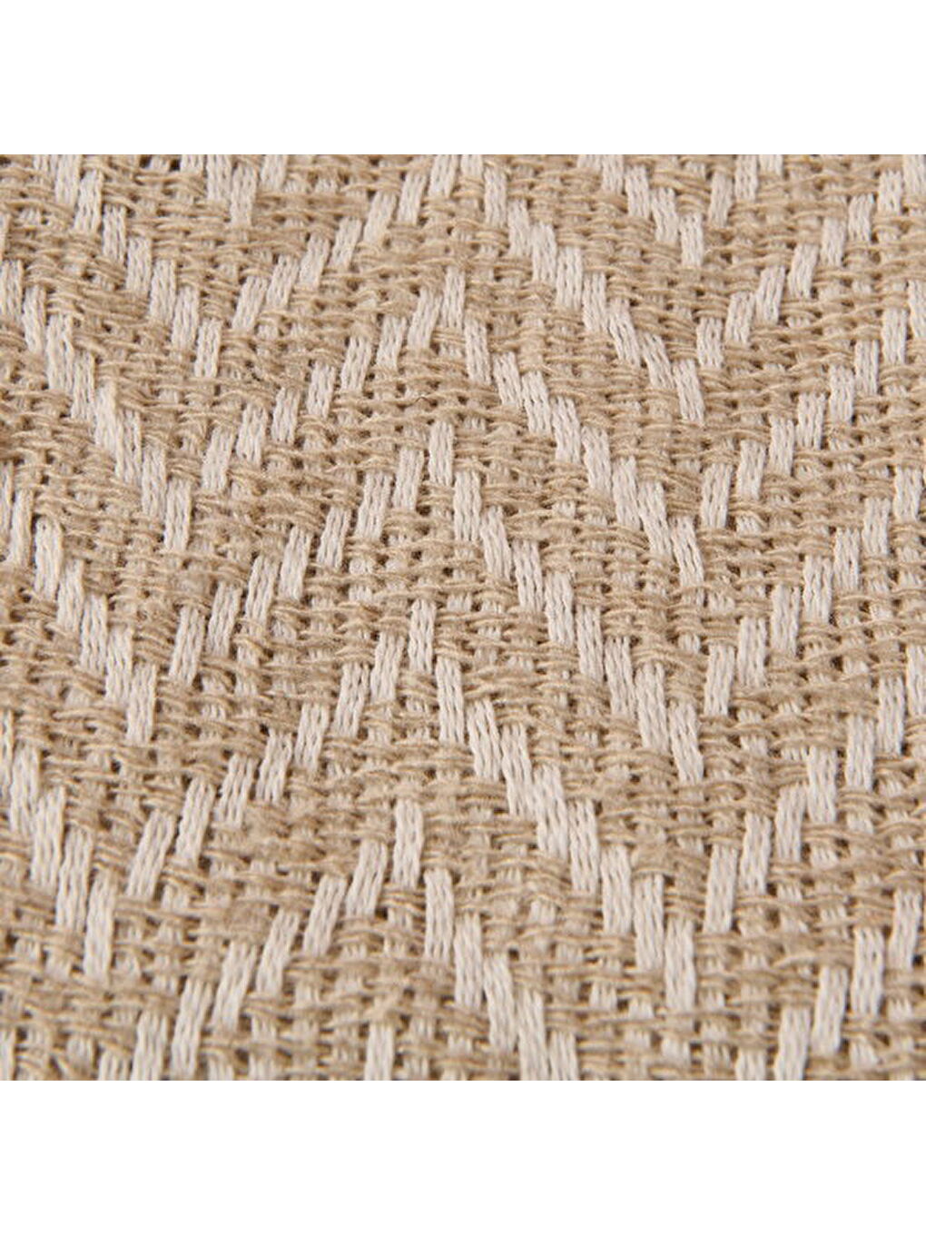 Soft Wicker Çift Kişilik Yatak Örtüsü - Bej - 200x230 cm-2