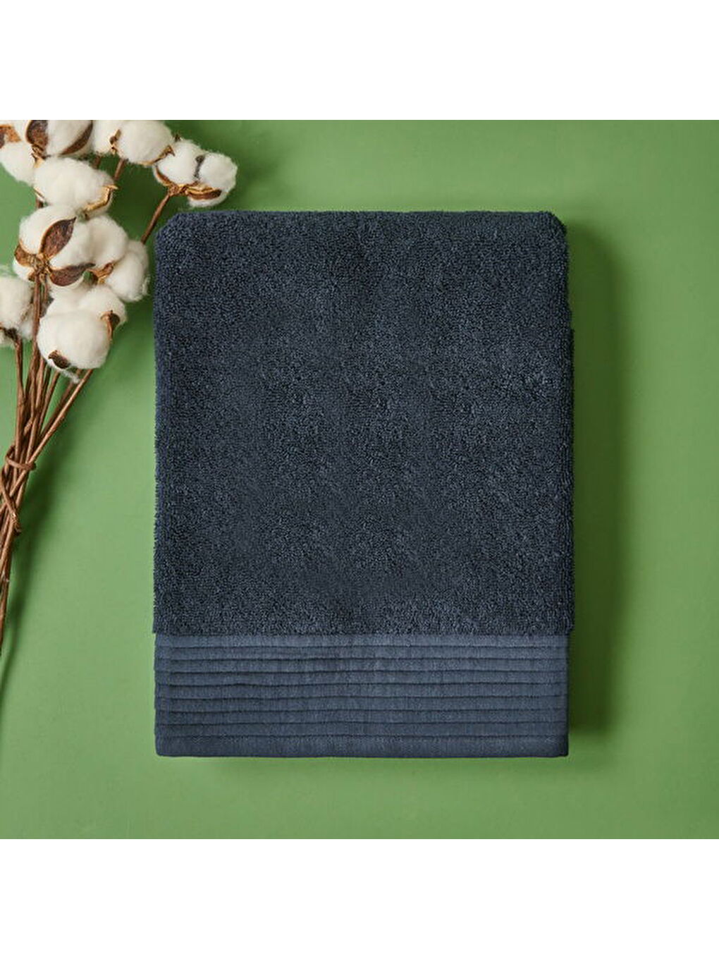 Soft Premium Yüz Havlusu - Lacivert - 50x90 cm