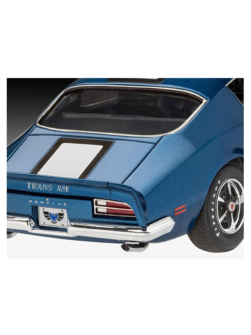 Revell Renksiz Maket Model Kit 1970 Pontiac 07672 - 6