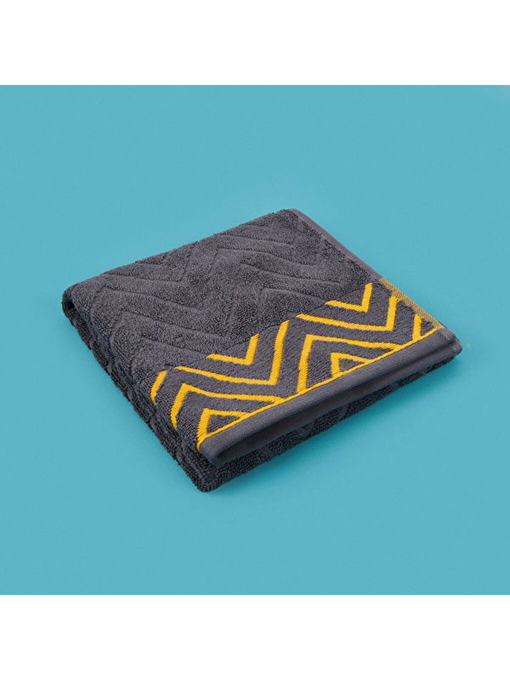 Soft Wave Yüz Havlusu - Antrasit - 50x70 cm-1