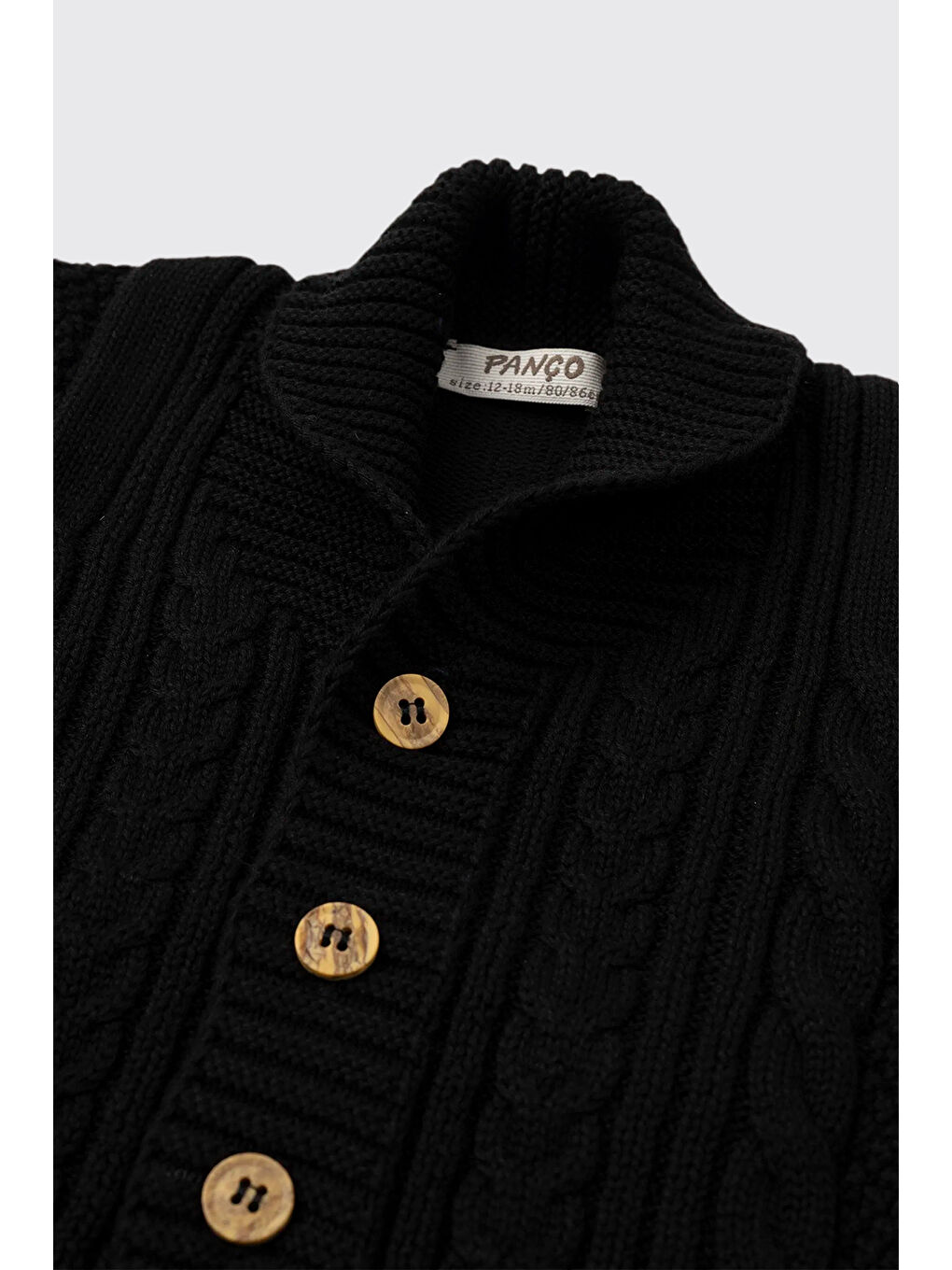 Erkek Bebek Siyah Triko Hırka-2