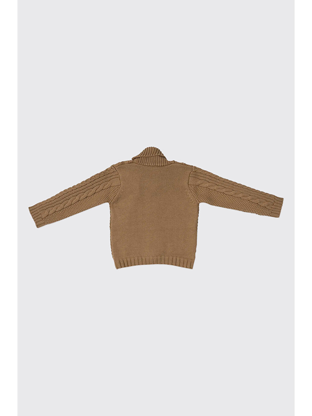 Erkek Bebek Bej Triko Hırka-1