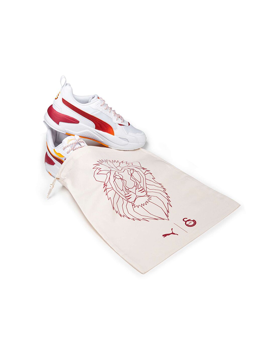 Beyaz GALATASARAY X-RAY Ayakkabı-4