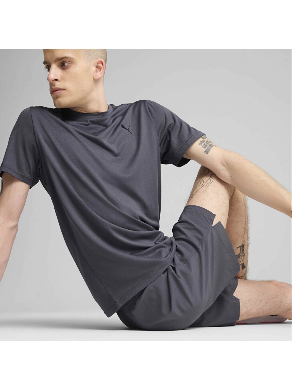 Tad Essentials 7 Inch Woven Erkek Gri Şort-1