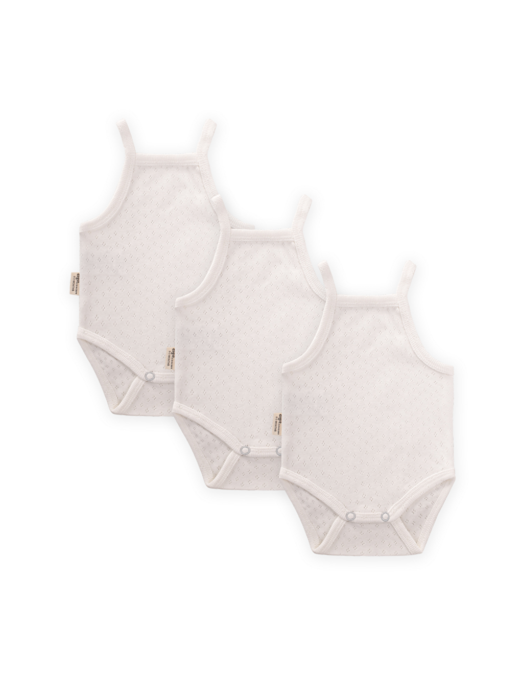 Üçlü Klimalı Zıbın 0-3 Yaş Kırık Beyaz